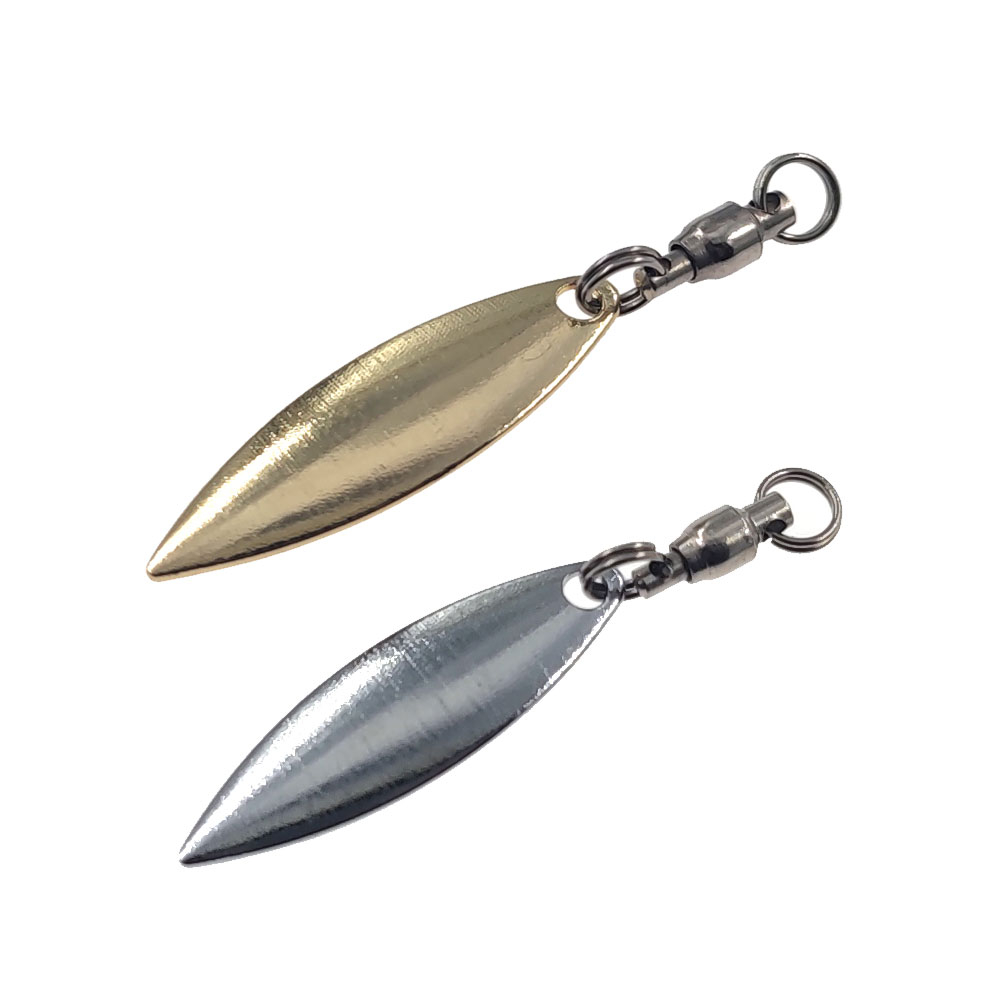 Fishing Lure Blade Bait - 10pcs Willowleaf Blades Spinner Bait Fishing