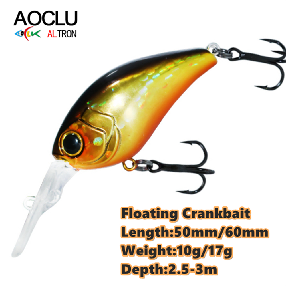 AOCLU Floating Minnow 50mm 10g - Fishing Lure Topwater 评论和价格