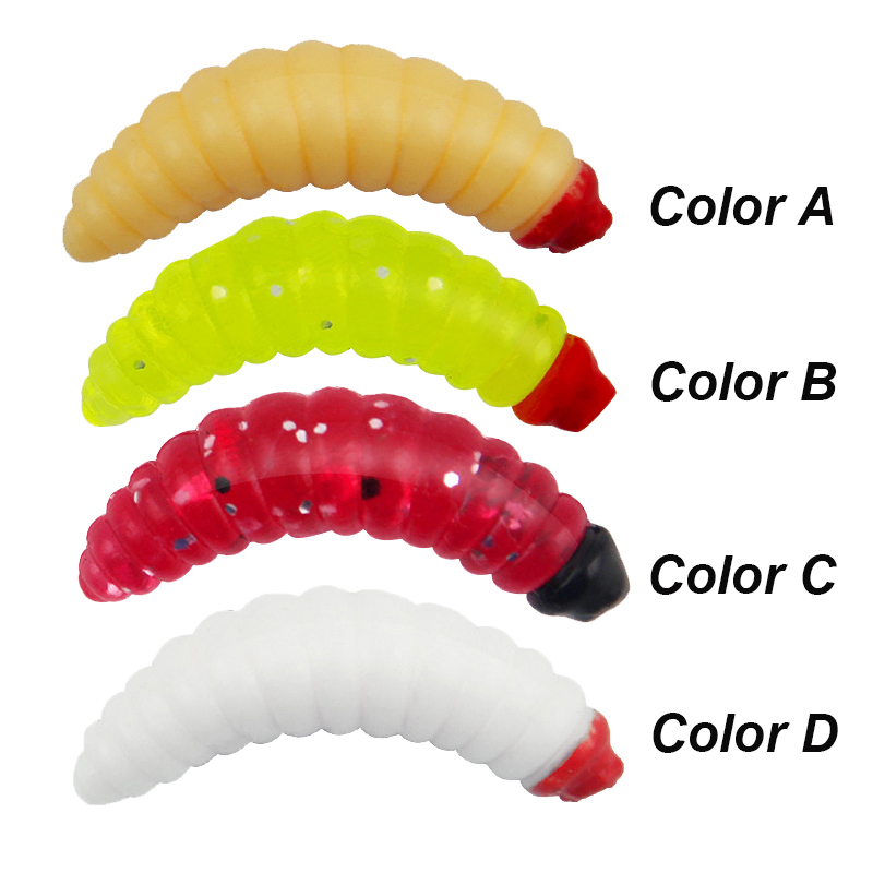 WESTBASS 20/50PCS Soft Larva S - Fishing Lure Swimbait 评论和价格