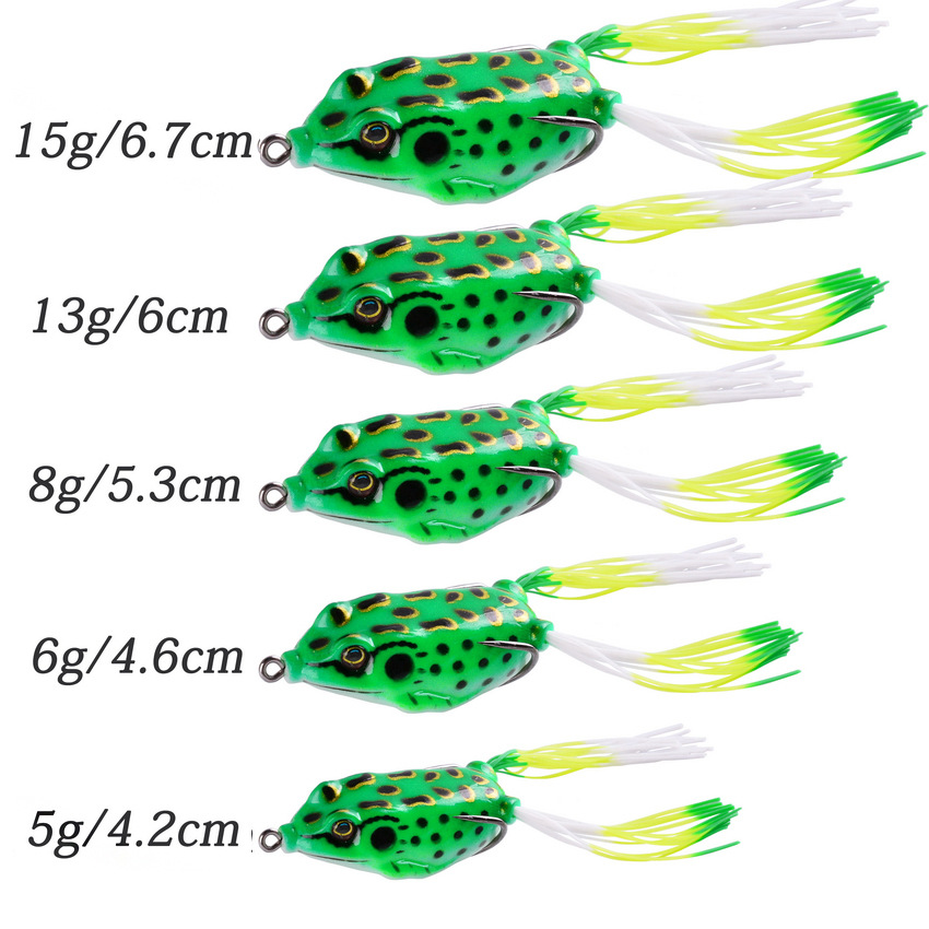 1 Pcs 5G 8G 15G Frog Lure Soft - Fishing Lure Topwater 评论和价格