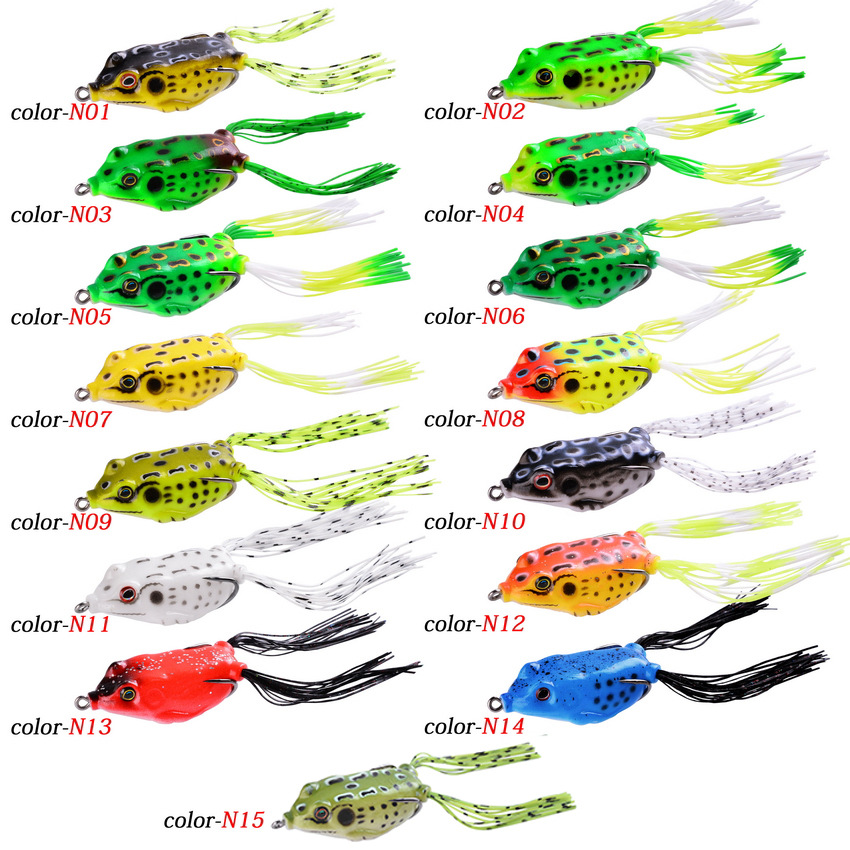 1 Pcs 5G 8G 15G Frog Lure Soft - Fishing Lure Topwater 评论和价格