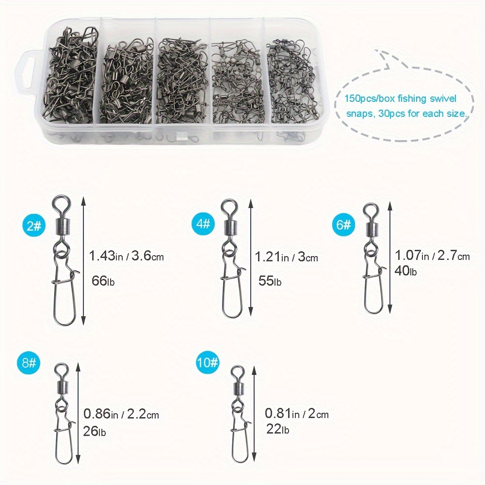 95/210 PCS Set Fishing Connect - Fishing Lure Accessories 评论和价格
