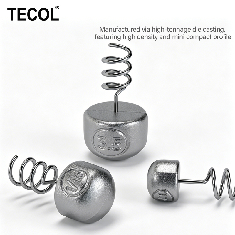 TECOL 1G 1.75G 2.7G 3.5G Spira - Fishing Lure Accessories 评论和价格