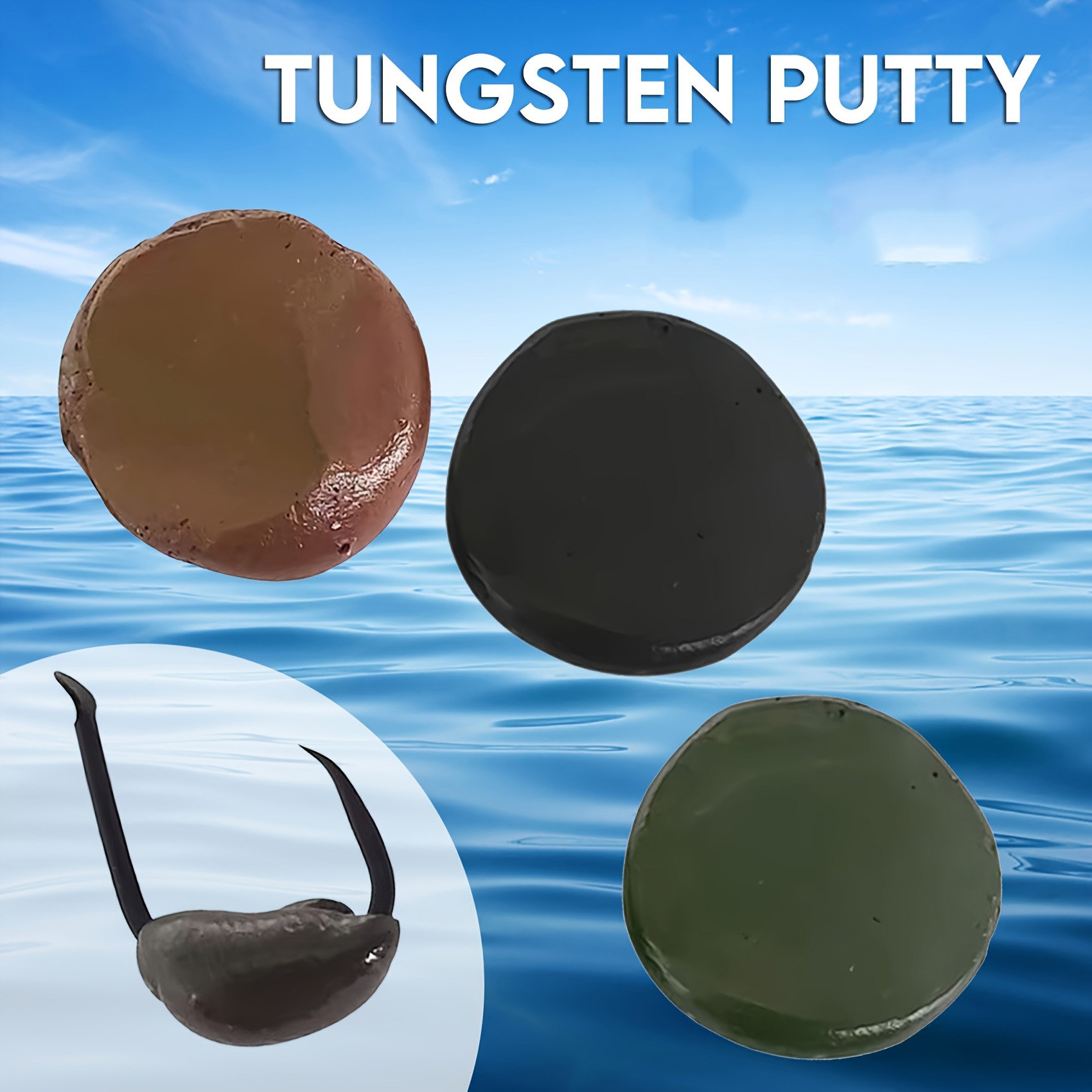 Tungsten Putty 0.5oz(15g) Tika - Fishing Lure Accessories 评论和价格
