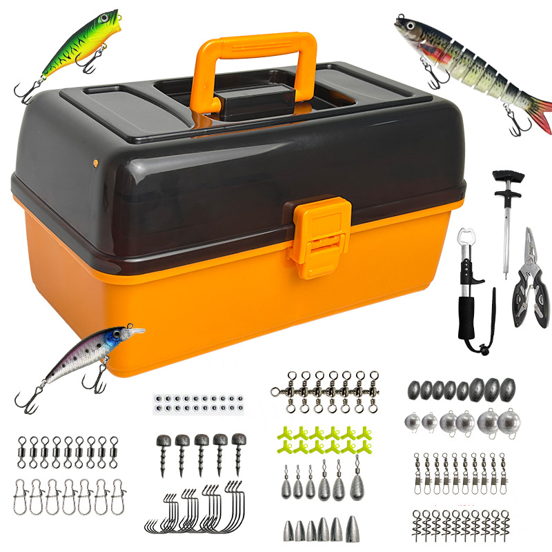 Large Four-Layer Outdoor Fishi - Fishing Lure Box 评论和价格