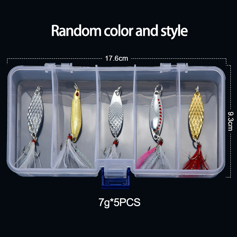 Metal Spoon Spinner Fishing Lu - Fishing Lure Spinnerbait 评论和价格