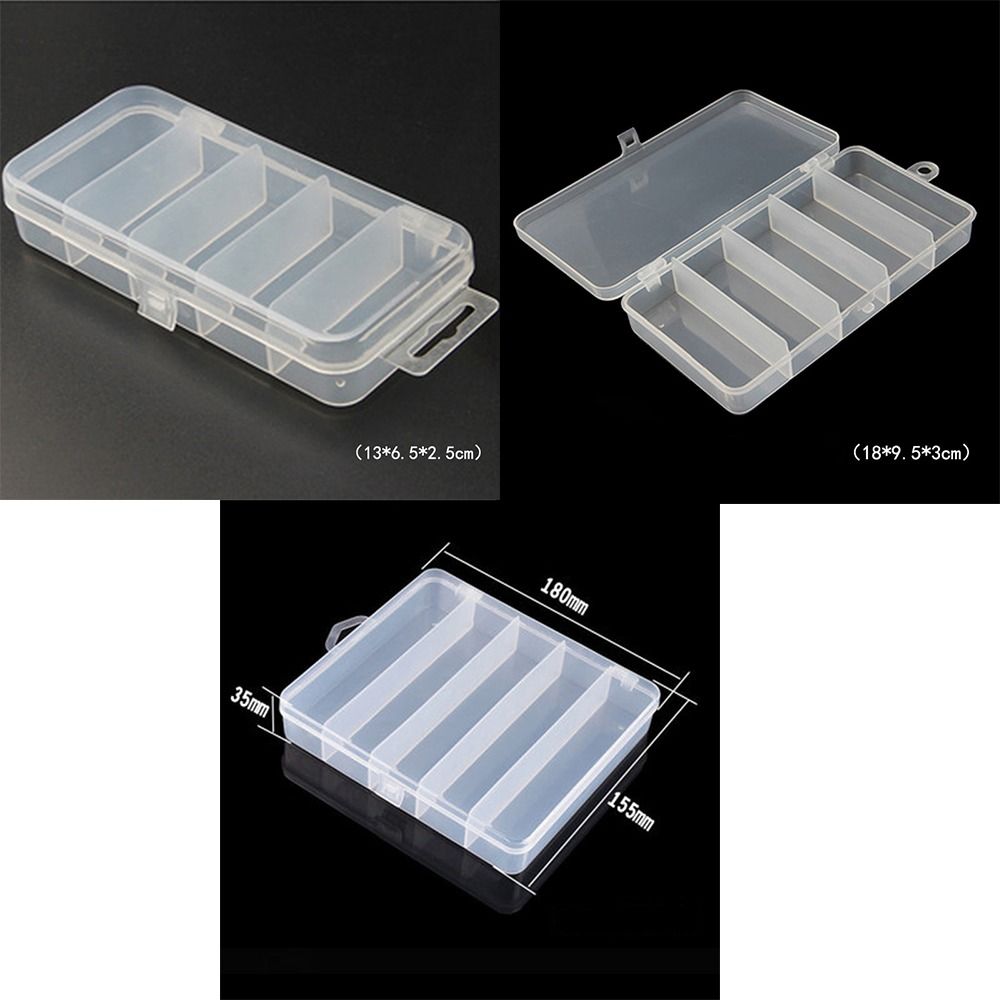 1/3pcs 3 Sizes of Plastic Fish - Fishing Lure Box 评论和价格