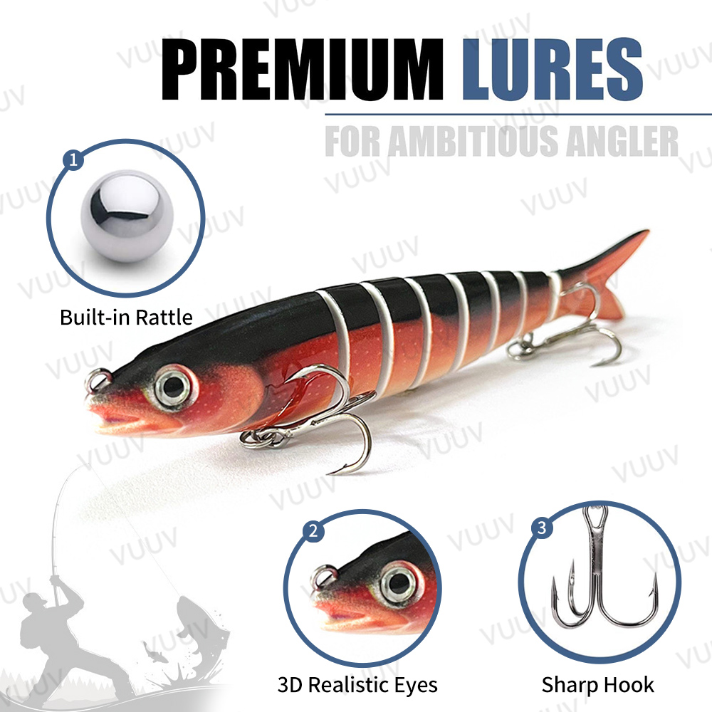 10 pcs Fishing Lures for Bass  - Fishing Lure Swimbait 评论和价格