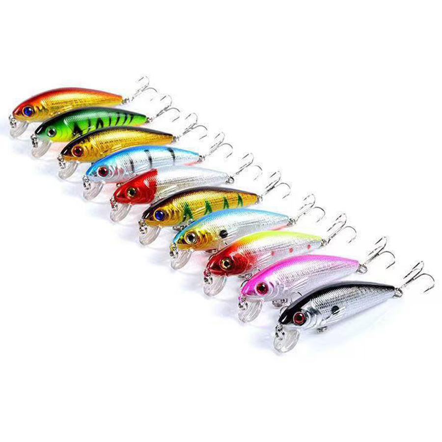 10PCS Jerkbait Minnow Crankbai - Fishing Lure Jerkbait 评论和价格
