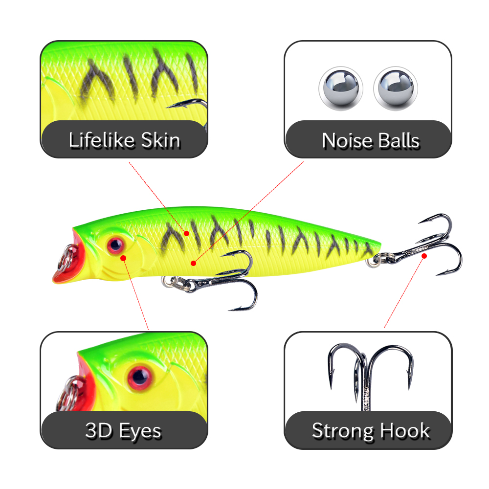 1pcs Fishing Lures High Qualit - Fishing Lure Topwater 评论和价格