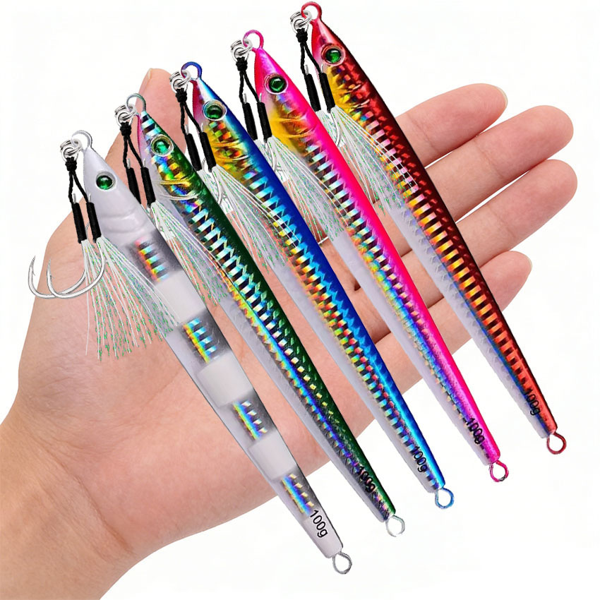 Cast Metal Jig Fishing Lure 5P - Fishing Lure Buzzbait 评论和价格
