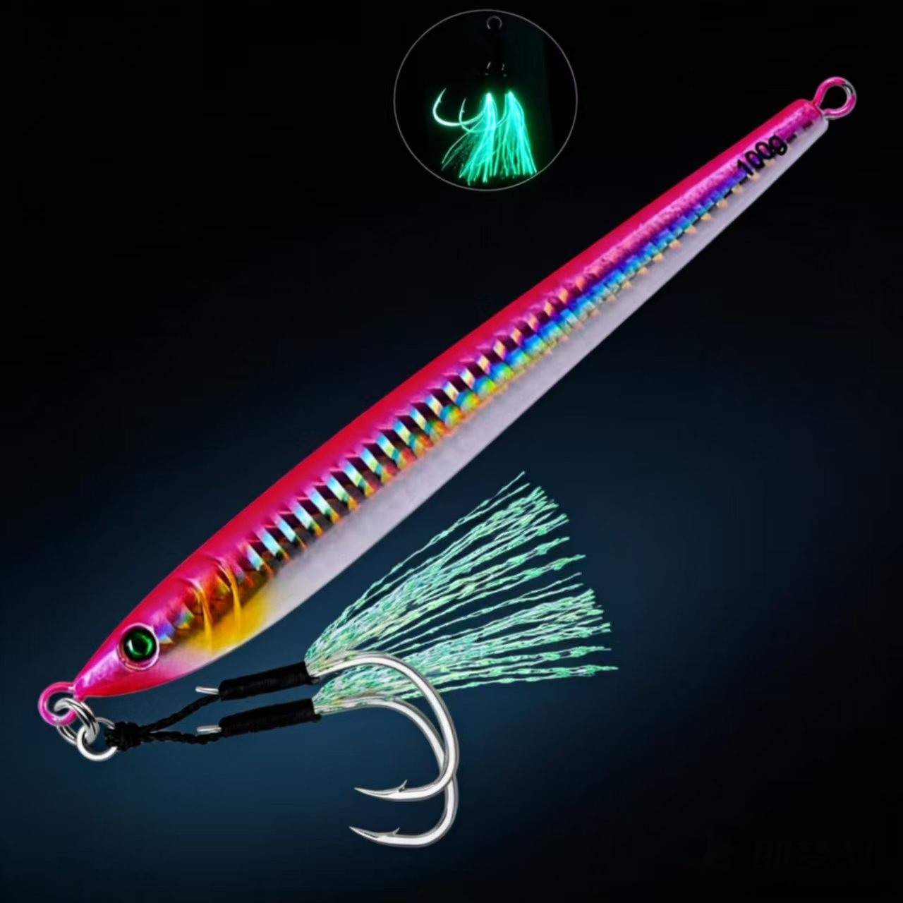 Cast Metal Jig Fishing Lure 5P - Fishing Lure Buzzbait 评论和价格