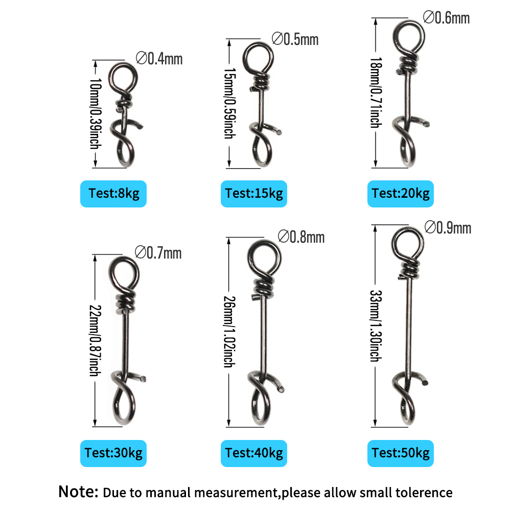 LIONRIVER 100pcs Stainless Ste - Fishing Lure Accessories 评论和价格