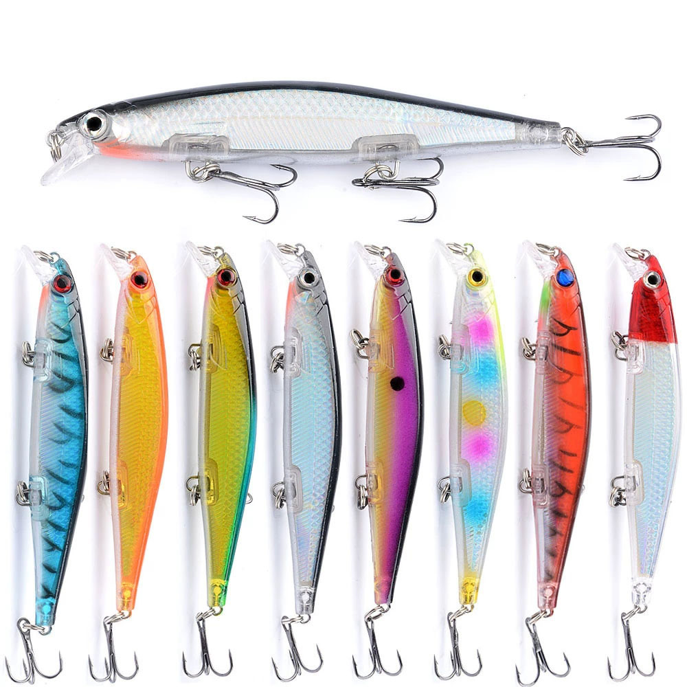 1pc Laser Sinking Minnow Fishi - Fishing Lure Jerkbait 评论和价格