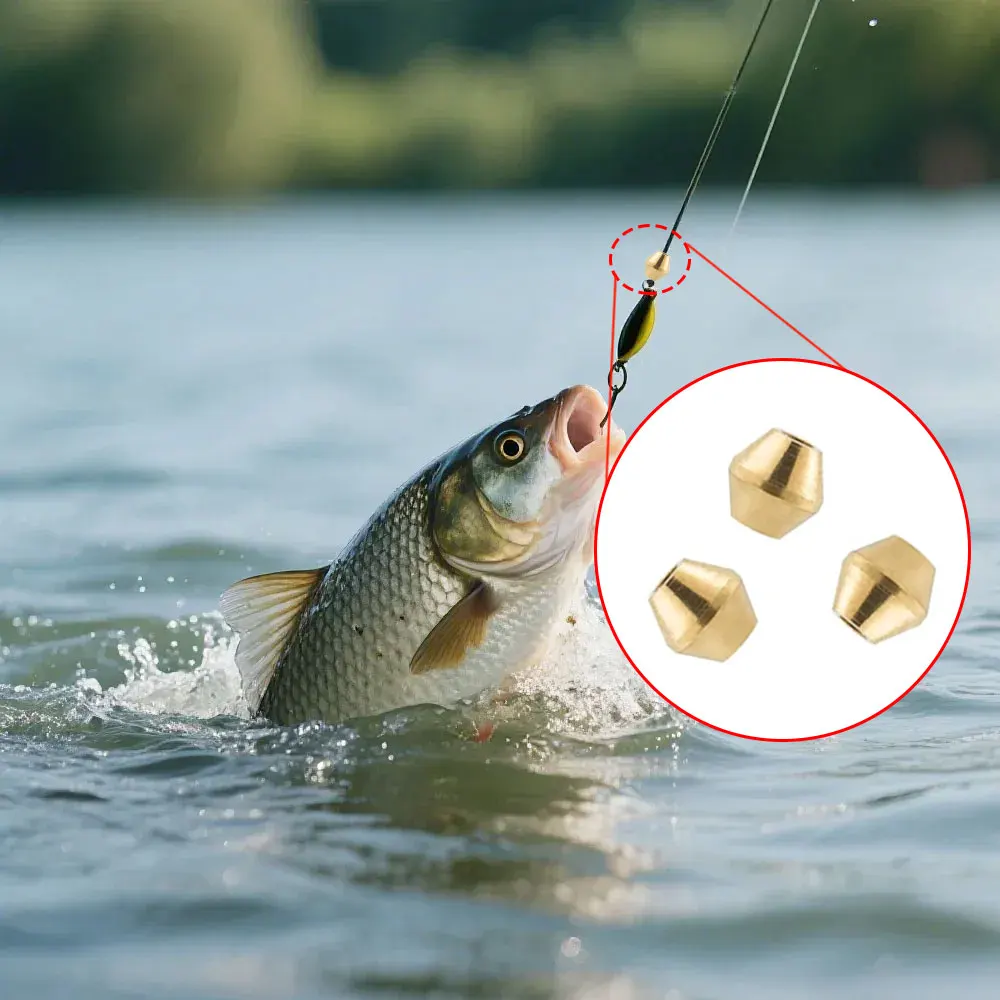 40pcs DIY Lure Brass Fishing B - Fishing Lure Spinnerbait 评论和价格