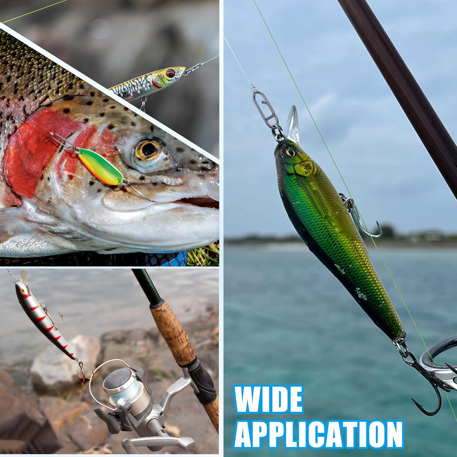 9KM Fishing Snap Kit 110pcs Po - Fishing Lure Kit 评论和价格