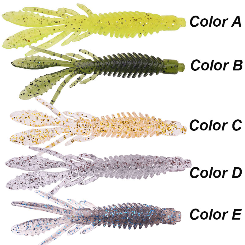 WESTBASS 5PCS Soft Larva Baits - Fishing Lure Swimbait 评论和价格