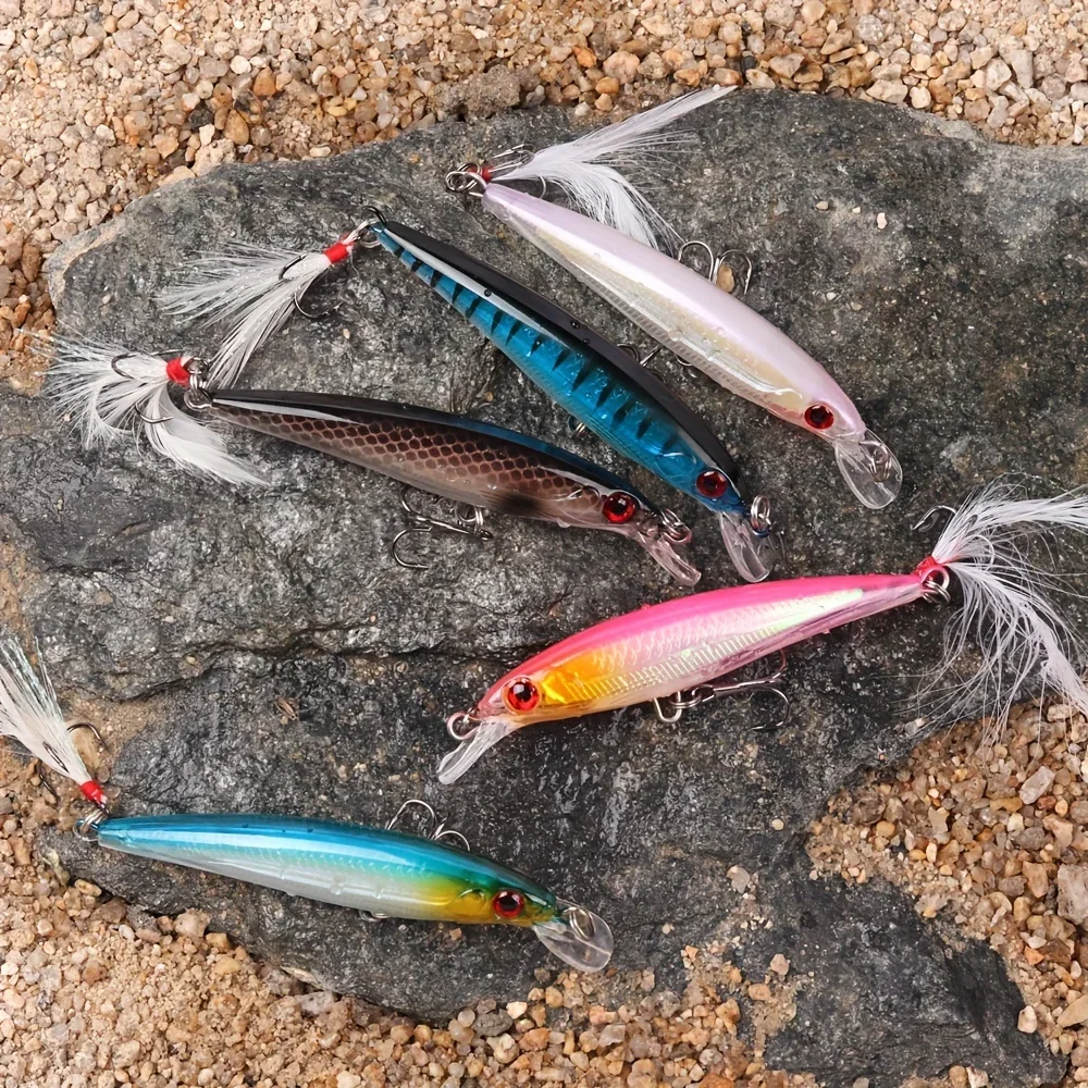 5pcs/box Laser 3D Eyes Bionic  - Fishing Lure Box 评论和价格