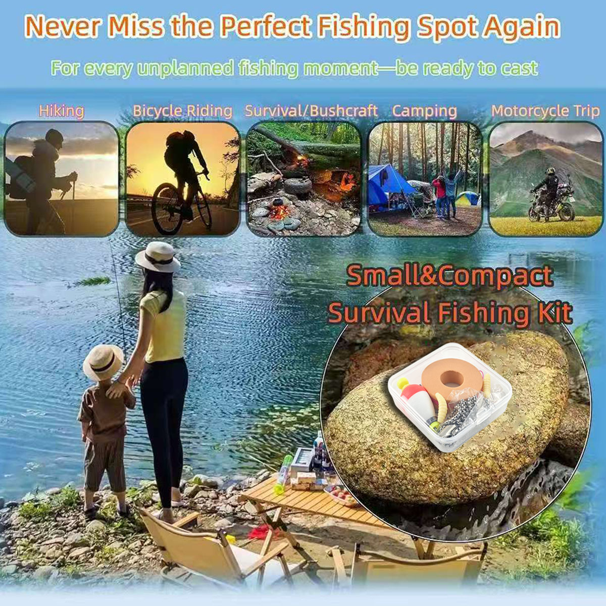 Portable Emergency Fishing Gea - Fishing Lure Box 评论和价格