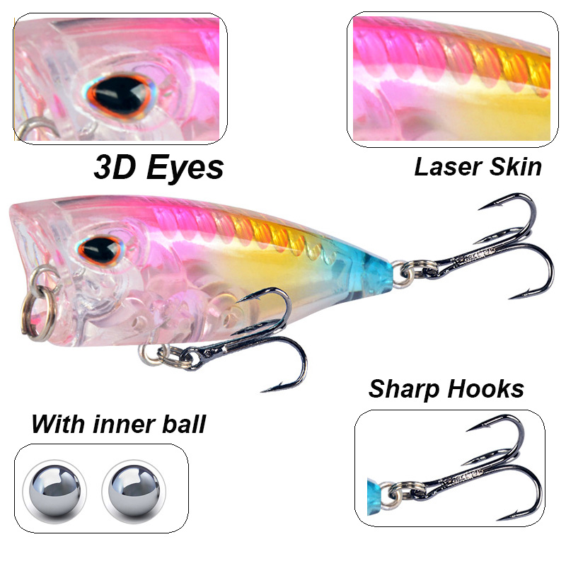 YUCONG 1PC Mini Popper Fishing - Fishing Lure Swimbait 评论和价格