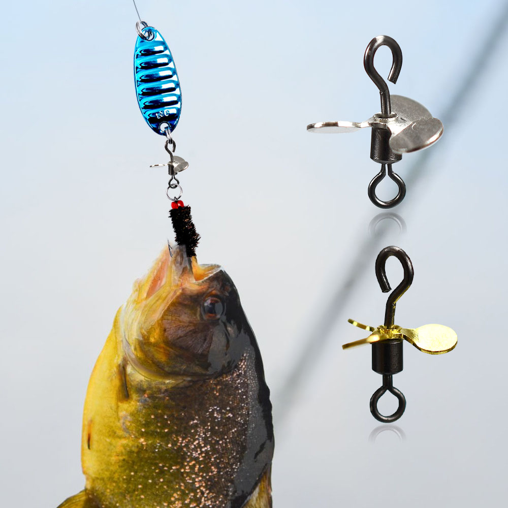 20Pcs Spiral Blade Fishing Pro - Fishing Lure Blade Bait 评论和价格