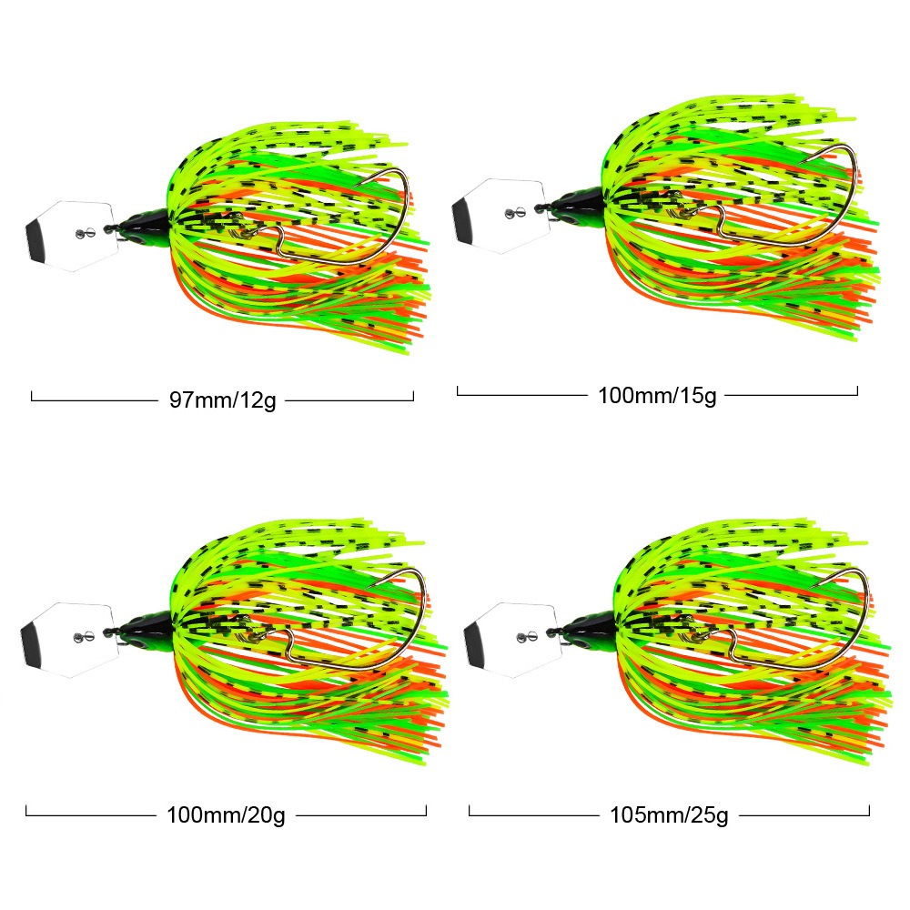 12G/15G/20G/ Chatter Bait Spin - Fishing Lure Buzzbait 评论和价格