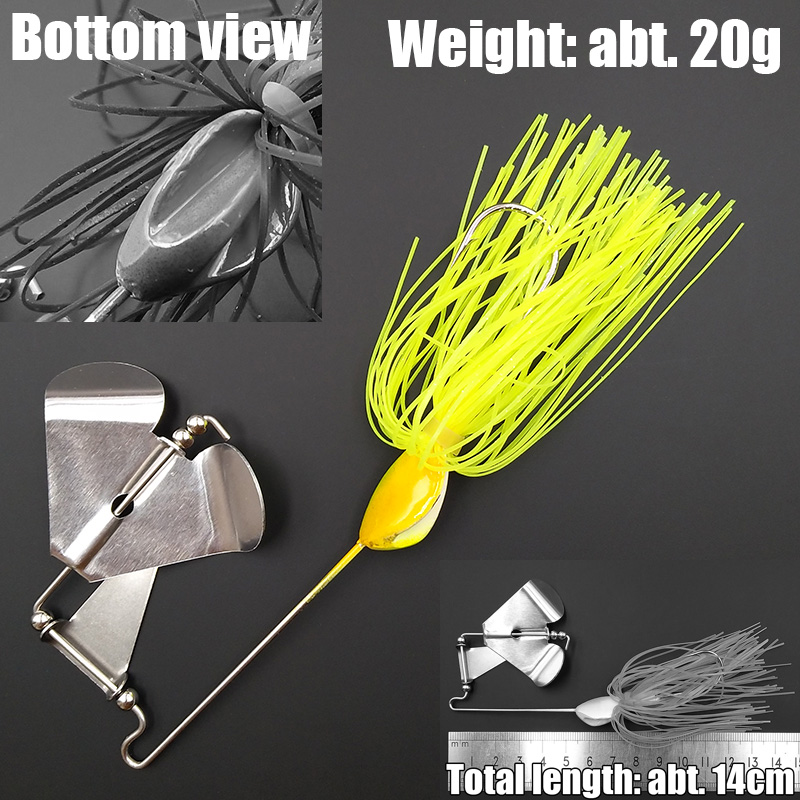 wusanban Lunker Spinner Baits  - Fishing Lure Blade Bait 评论和价格